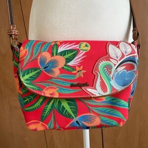 Desigual Messenger Bag in Tropical Red